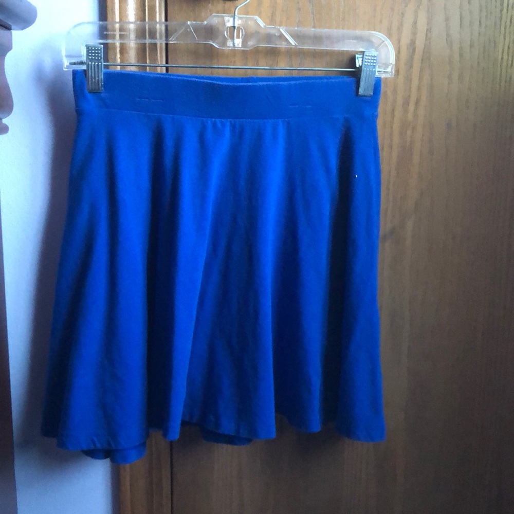 Blue Skater Skirt
